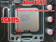 Intel Xeon X5472 (3,0 GHz/12 M/1600 MHz) uguale a LGA 775/Socket T CPU