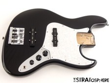 CARICATO USA Fender Geddy Lee JAZZ BASS BODY parti basso Rush nero.