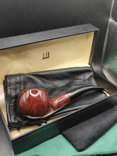 Pipa Dunhill Bruyere Anno 1999 Gruppo 4 Cofanetto E Sacchetto In Pelle Originale