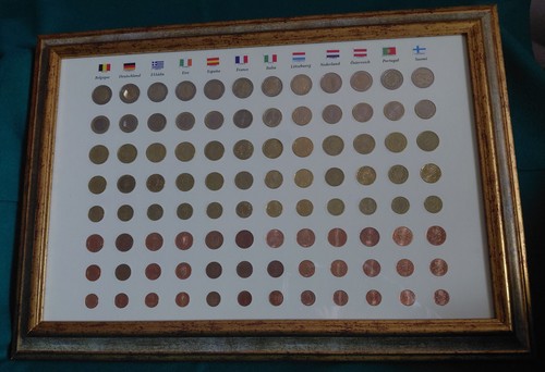 Euro quadro con monete - quadro, le