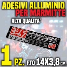 Yoshimura USA Alluminio placca adesiva 3d EXAUST SCARICO alte temperature