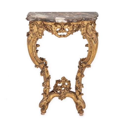 Tavolo consolle c19th rococò - consolle,