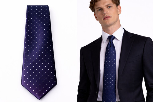 Cravatta pois uomo due - pois,