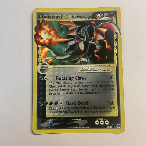 Charizard gold star 100 101 - 100/101, ex