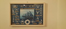 quadro nautico handcraft con nodi marinari artigianale craftmanship 