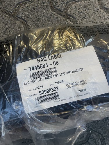 Tappetini bmw g01 7445684 - bmw,
