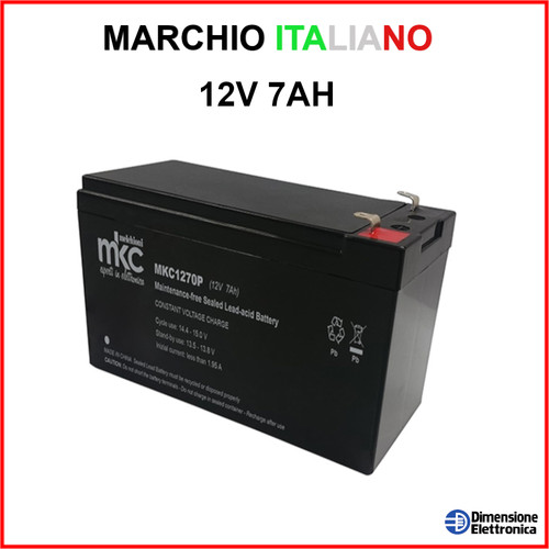 Batteria piombo 12v - piombo, 7ah