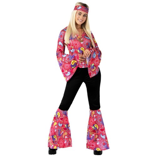Costume hippie rosa - , anni