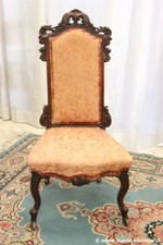 SEDIA INGLESE ANTICA IN LEGNO