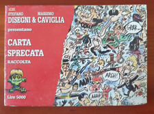 DISEGNI & CAVIGLIA " CARTA SPRECATA " RACCOLTA 1 + 2 ALBUM ORIZZONTALI ACME RARO