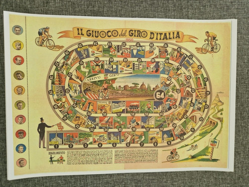 Gioco dell oca vintage giro - vintage,