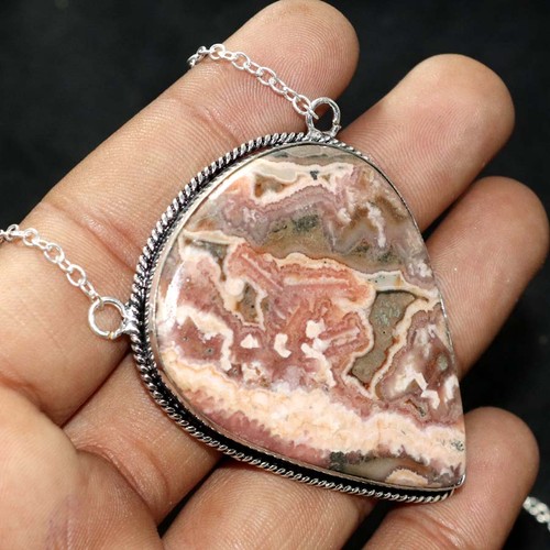 Collana rodocrosite massiccia - rodocrosite,