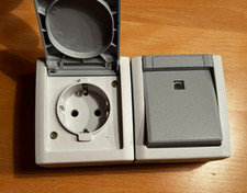 presa schuko da incasso viko IP54 con interruttore on/off illumina ambiente umido