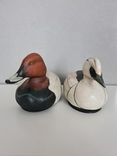 Lotto di due Anatre in legno - Michele Vitaloni