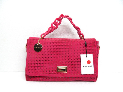 Borsa mano alex max rosa - max,