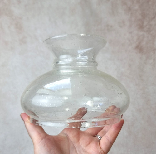 Abat jour ancien - ancien, verre