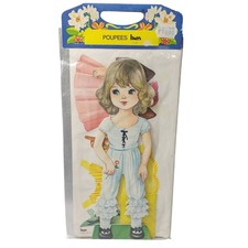 Set bambola di carta bionda