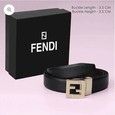 Cintura donna Fendi doppia oro