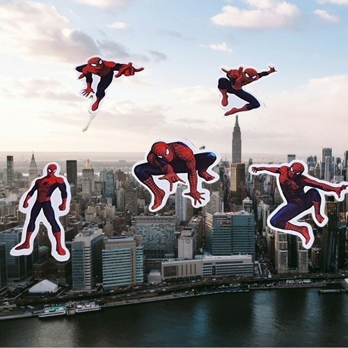 Marvel spider man sticker set - sticker,