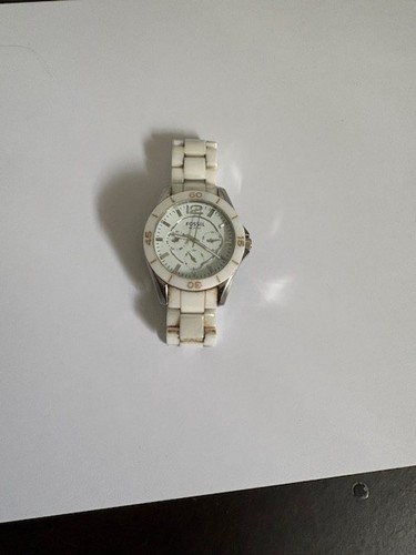 Orologio donna ceramica bianca