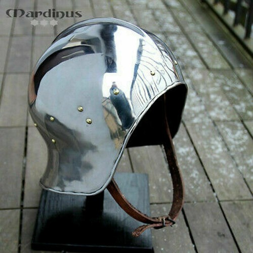 Elmetto lebka sallet - elmetto, inglese