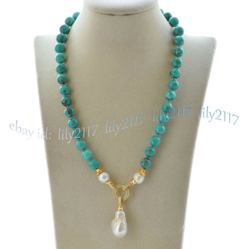 Collana con ciondolo perle