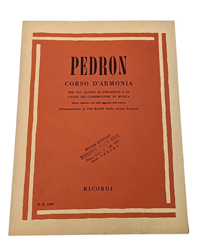 Metodo armonia musicale pedron - musicale,