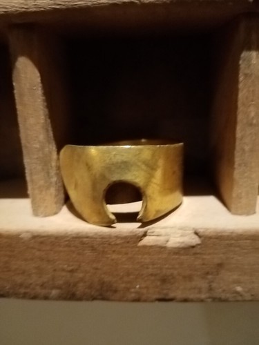 Anello ottone effetto - anello, in