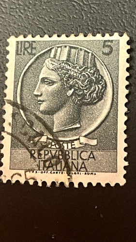 Francobollo siracusana - francobollo, “siracusana”