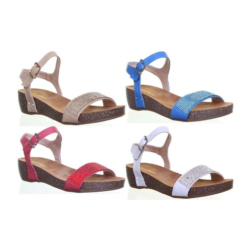 Sandali con zeppa donna - sandali,