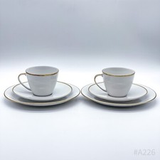 Vintage Thomas Servizio da Caffè Tazza Caffè,Piattino & Piatto Torta Con Bordo