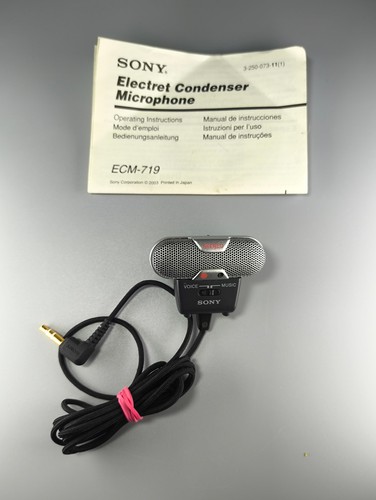Sony ecm 719 - sony, elektret