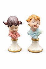 Coppia busti Capodimonte