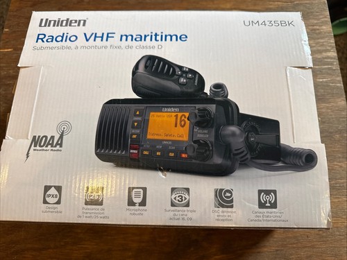 Uniden um435bk radio - radio, marina