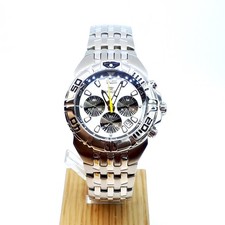 Pryngeps Cronografo CR944 bianco con 3 contatori neri "Tri-Panda" 40mm NOS !!!