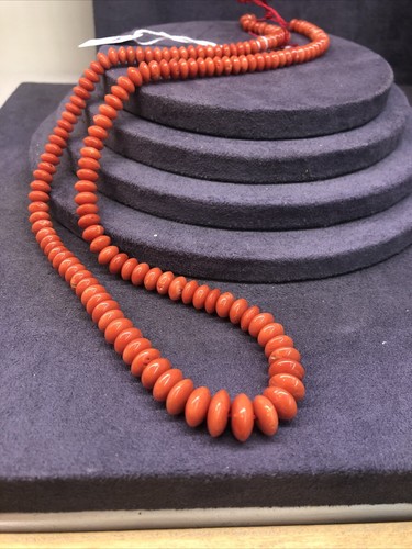 Collana rondelle corallo - collana,