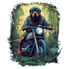 Adesivo auto cane gigante XXXL