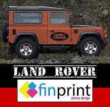 ADESIVI ADESIVO LAND ROVER DISCOVERY DEFENDER 90 110  DECAL FUORISTRADA 4X4 