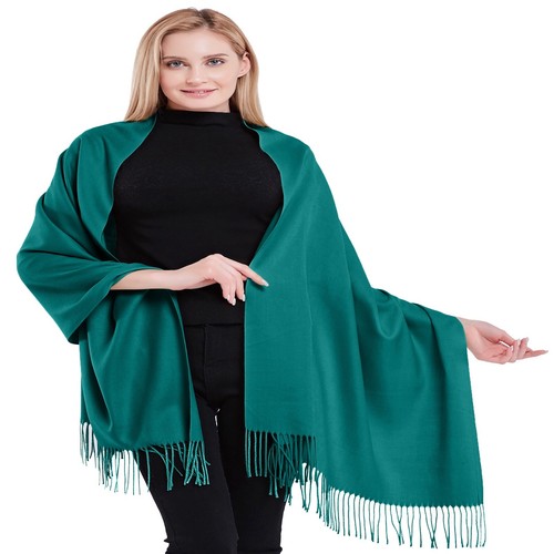 Sciarpa pashmina scialle verde