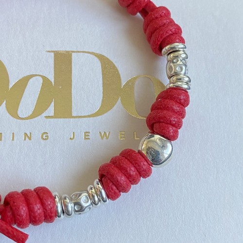 Dodo pomellato bracciale rosso - bracciale,