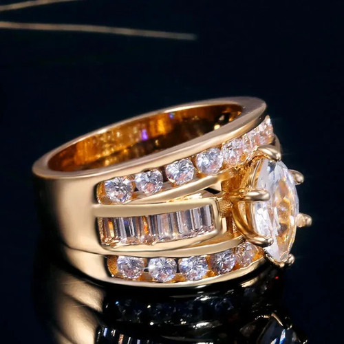 Anello donna placcato oro
