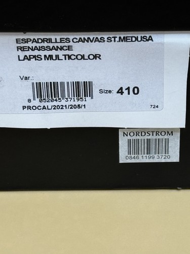 Versace medusa espadrillas - versace,