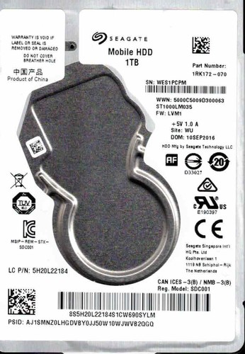 St1000lm035 1rk172 070 - 1rk172-070,, lvm1