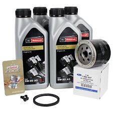 Originale Ford Kit Ricambio Olio + 4L 5W30 per Ford Fiesta 6 B-Max 1.25-1.6 TDCI