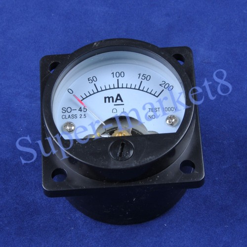 Misuratore pannello 200ma f - 200ma,