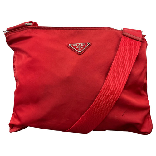 Prada borsa uomo logo targa - borsa,
