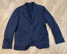 Blazer maglia blu giacca dandy