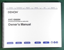 Denon AVC-S660H Instruction