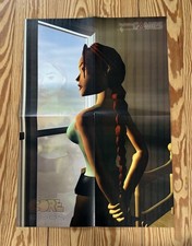 1998 Tomb Raider III Avventure di Lara Croft / Apocalisse PS1 Poster Vintage