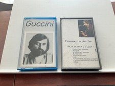 Lotto 2 MC MUSICASSETTE RARE!!!! FRANCESCO GUCCINI